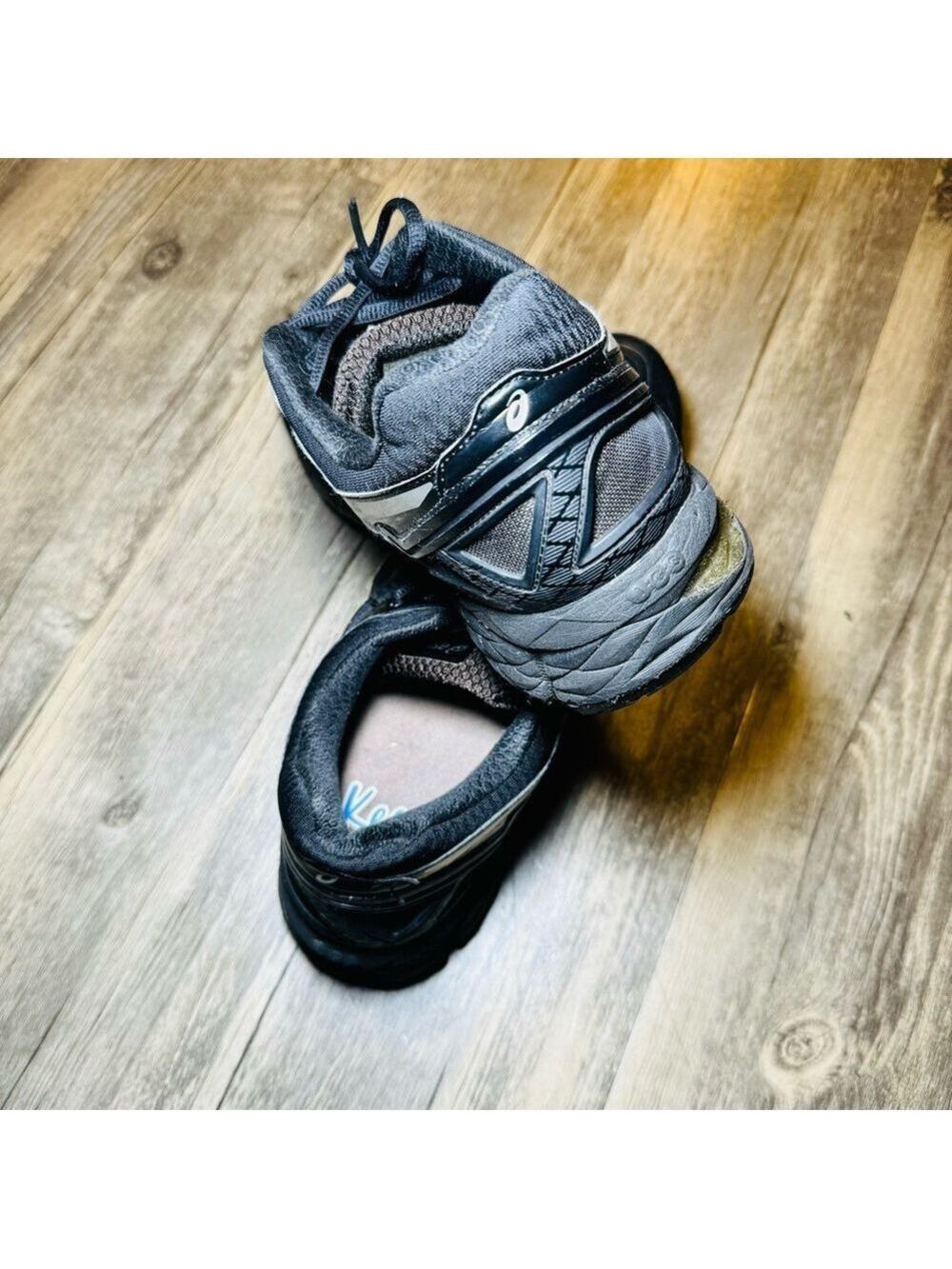 Asics Kayano 22 Men’s Black Sneakers SZ 11 - Picture 10 of 12